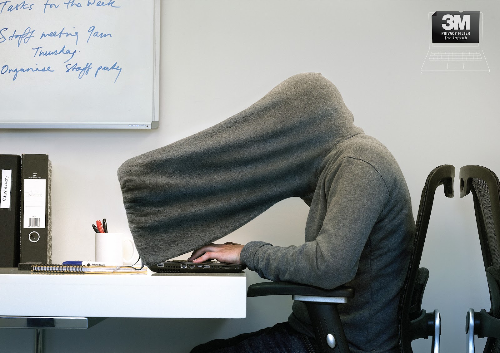 privacy hoodie Setting up an ergonomic workstation - Part 2 15