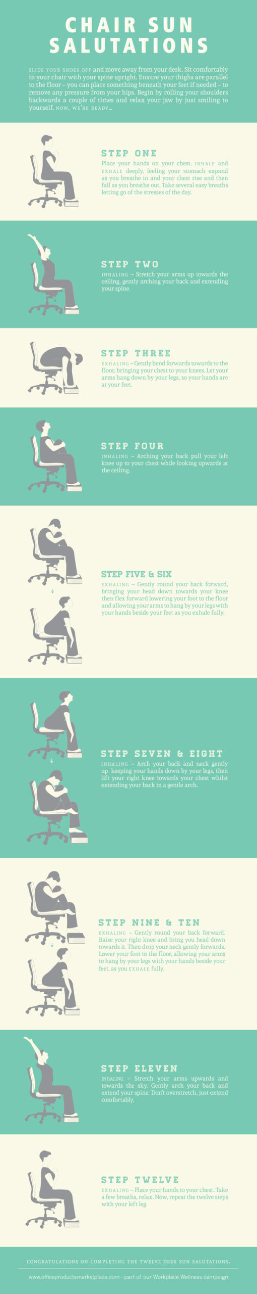 Chair Sun Salutation